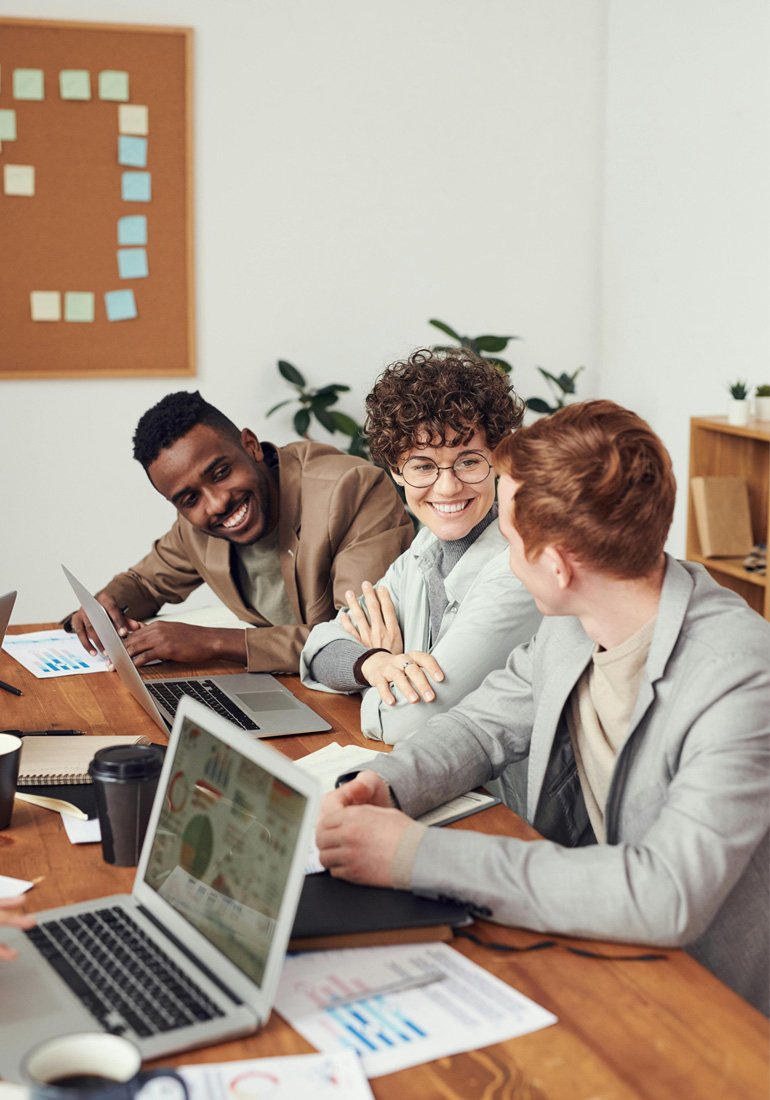 Unser Beraterteam bei der Arbeit